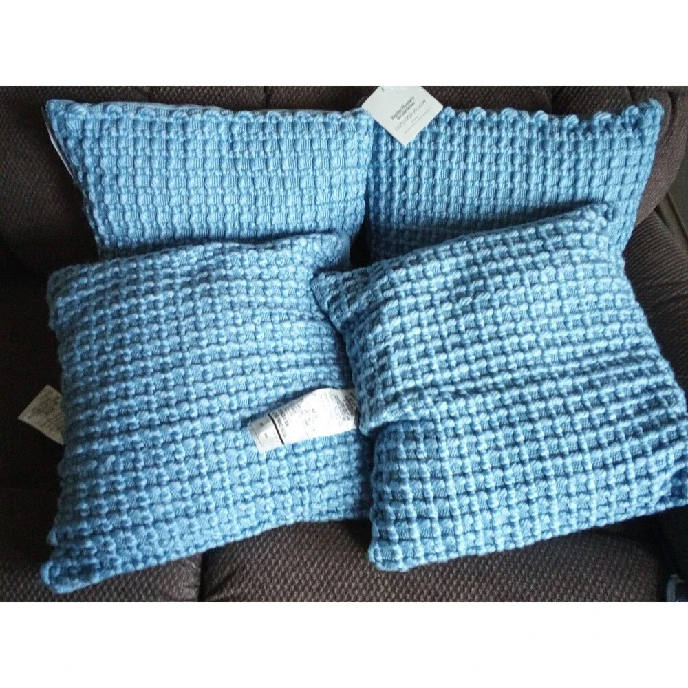 Better Homes And Gardens Blue Outdoor Pillow Set Of 4